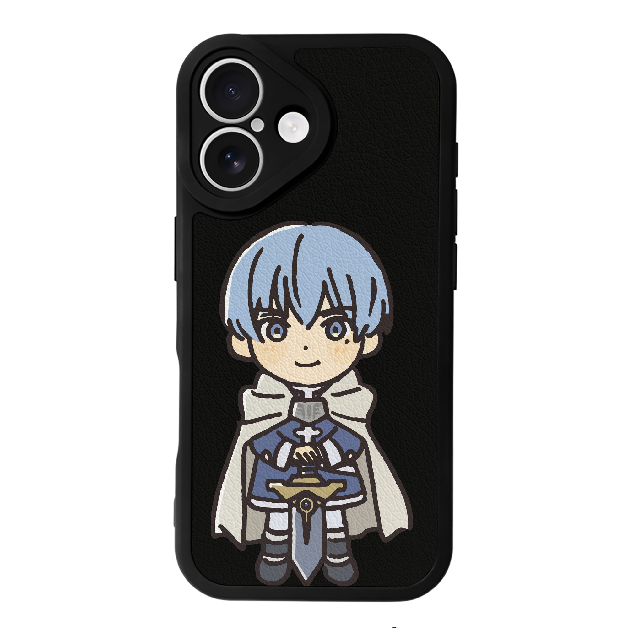 （画像用） 葬送のフリーレン Frieren 【iPhone 16シリーズ対応】シリコンスマホケース（レザー調） 材質：シリコン